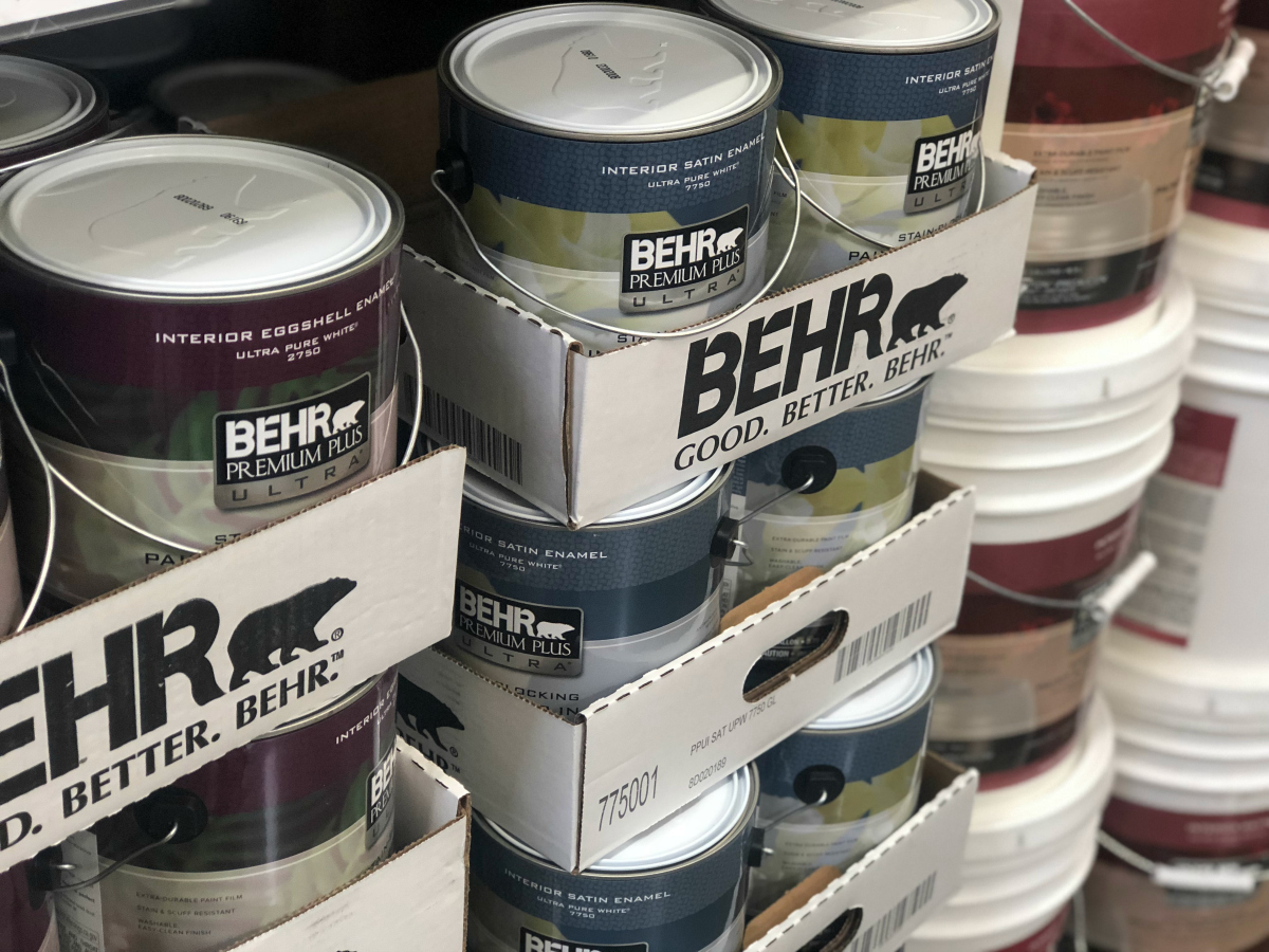 BEHR paint at Home Depot