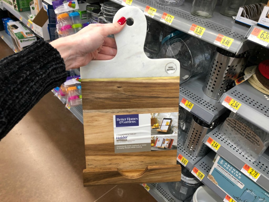 BHG cookbook and tablet holder at Walmart