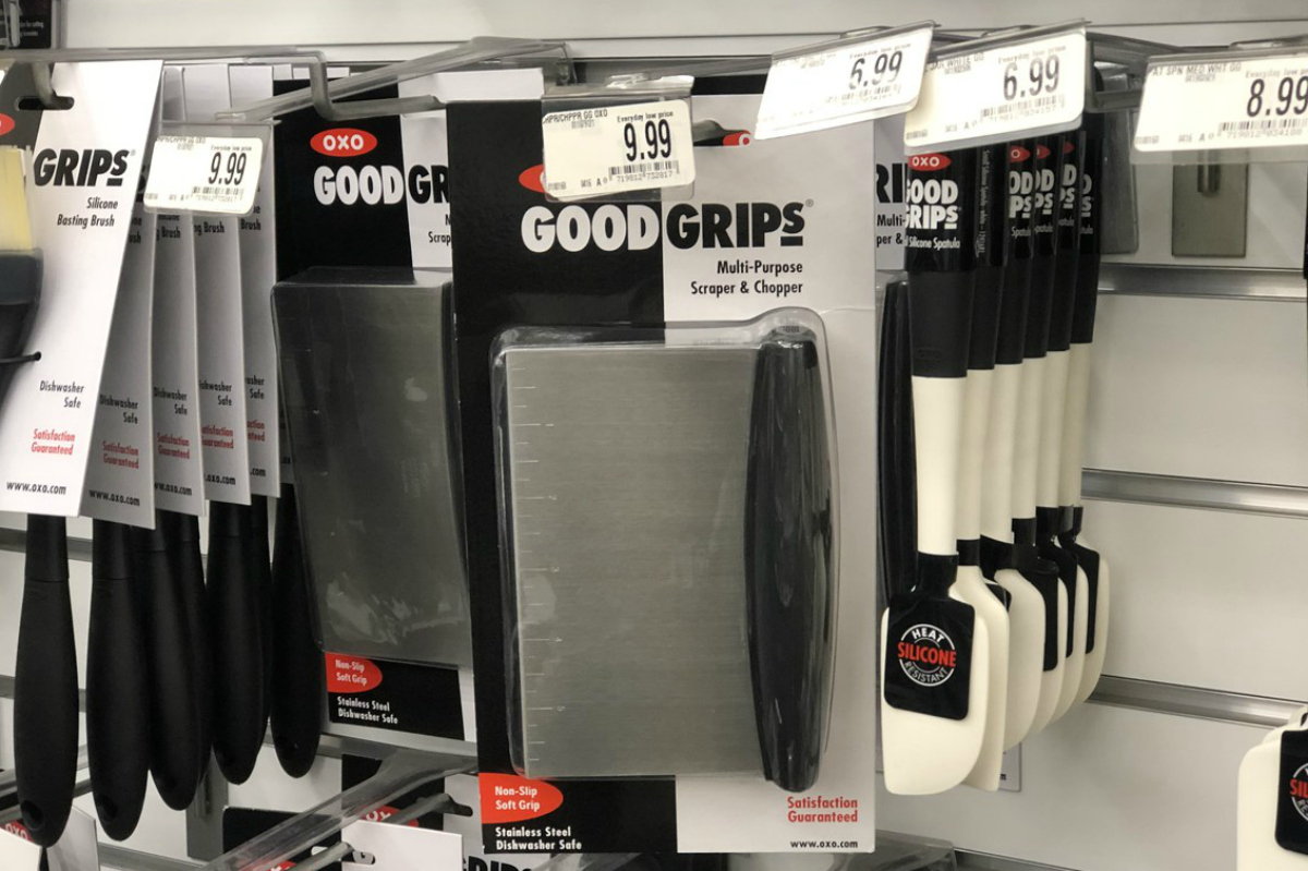 GoodGrips scraper chopper on a display rack
