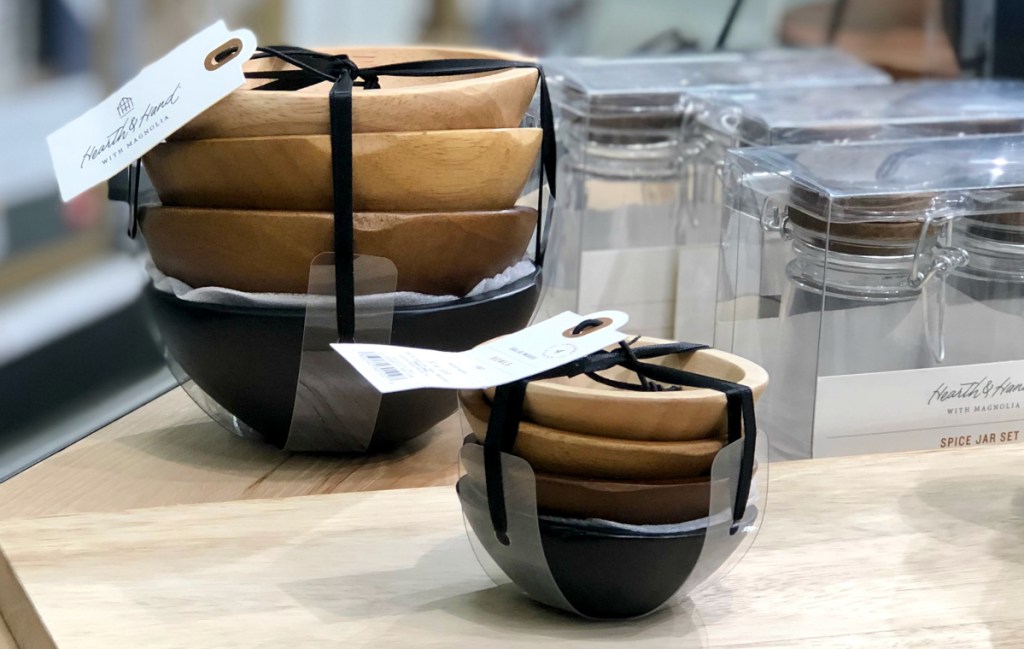 Hearth & Hand wooden bowls at Target