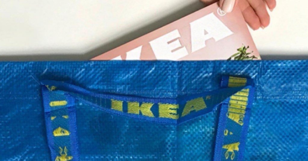IKEA moving and blue bag