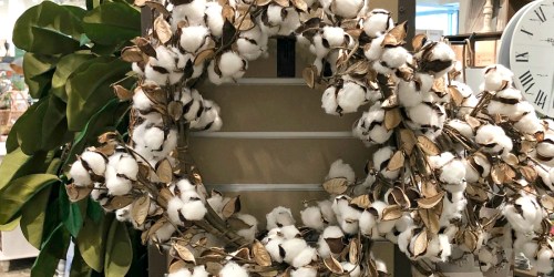 Love Magnolia Market? Check Out These Frugal Cotton Wreath Lookalikes for Less