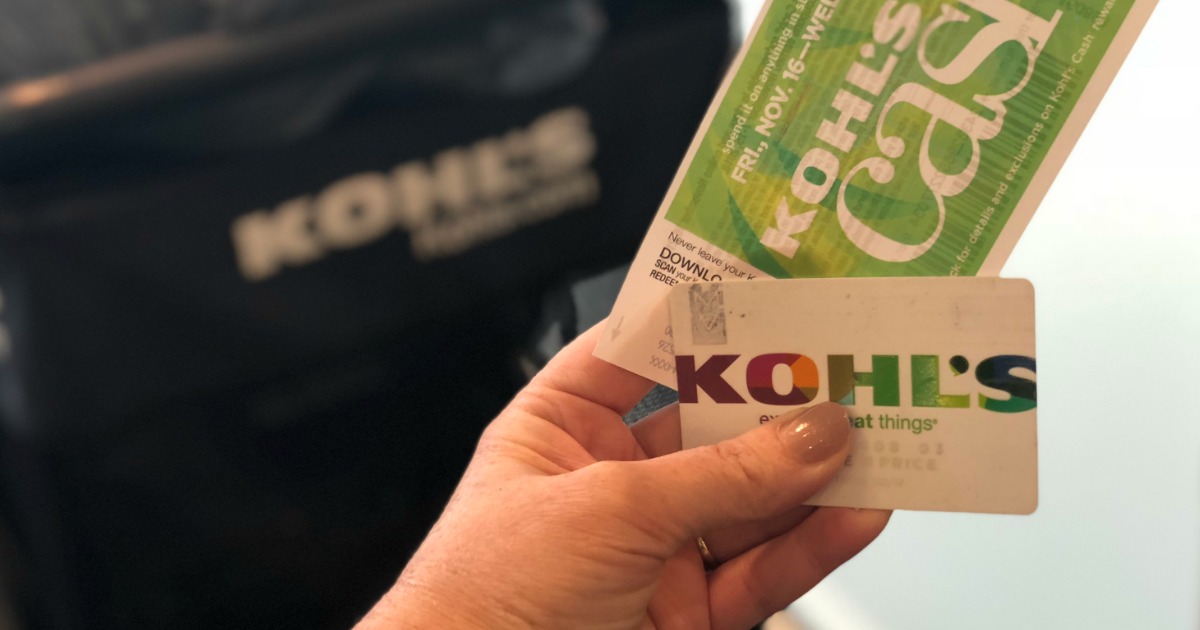 Kohls charge card and rewards cash