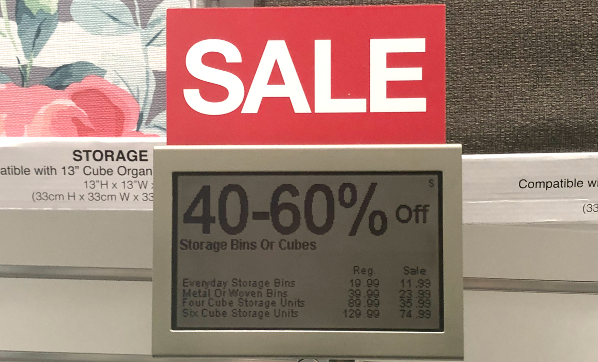 Kohl's sale sign
