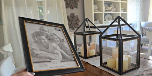 Turn Dollar Store Frames Into a Trendy Decorative Lantern