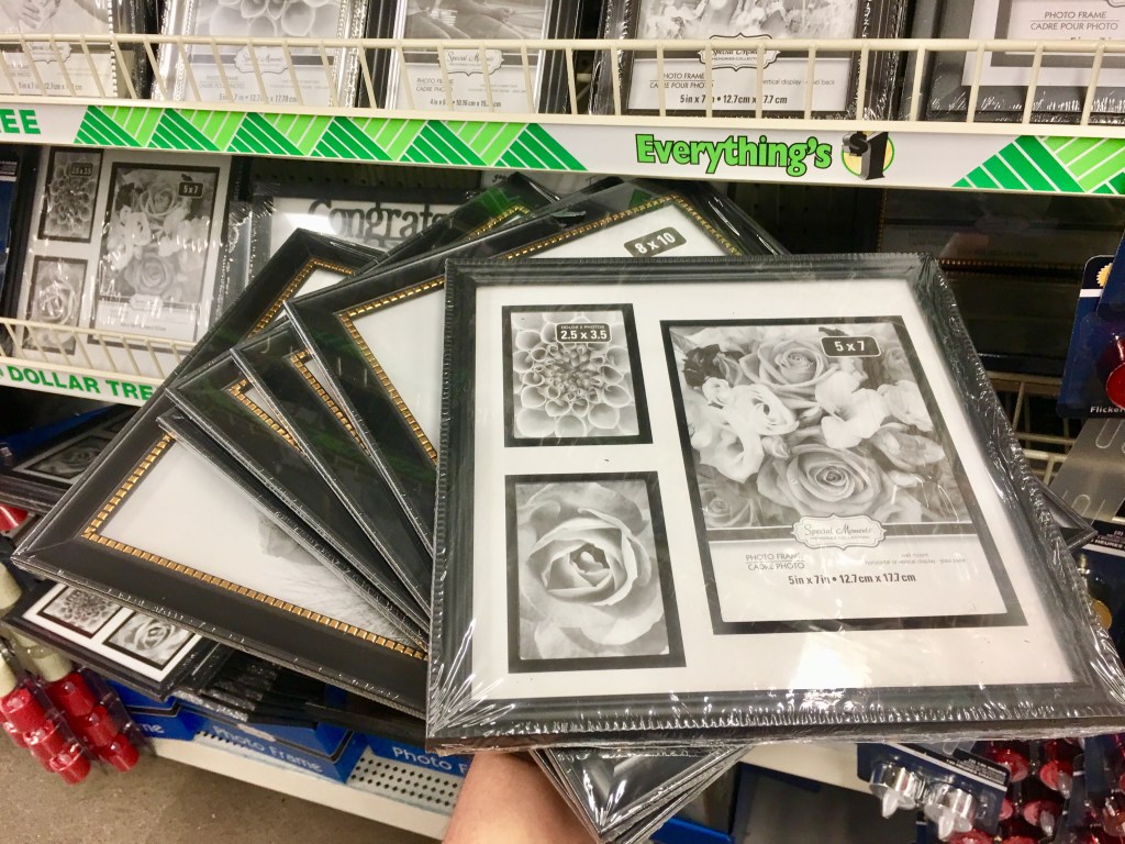 black dollar tree picture frames 