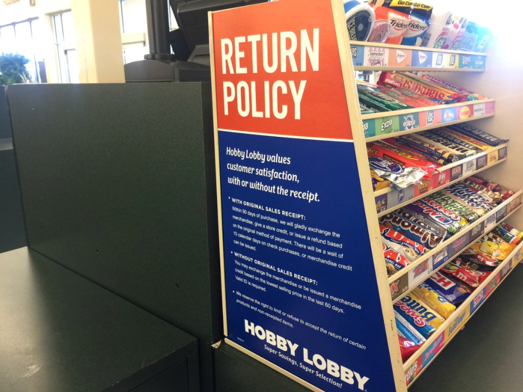 Hobby Lobby return policy