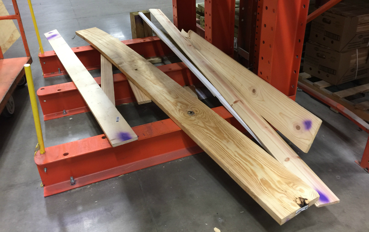 home depot cull lumber