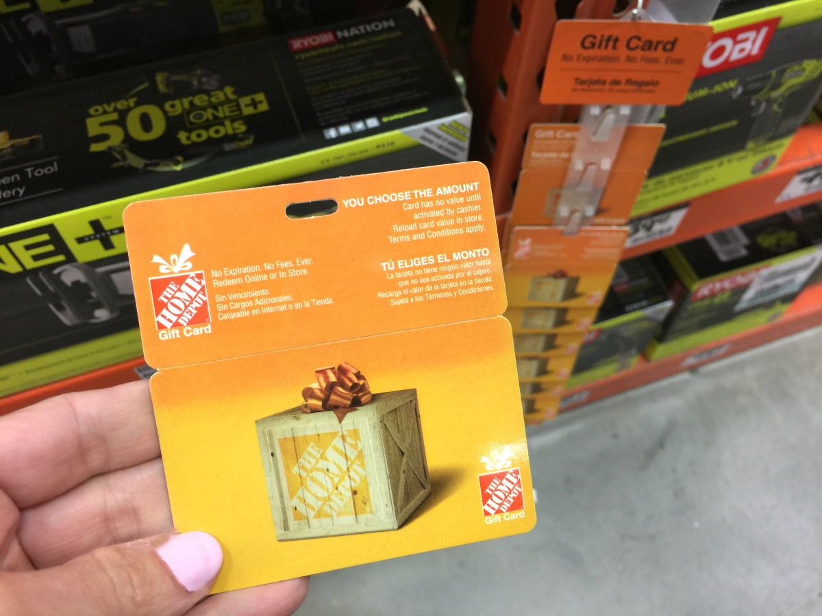 home depot gift card 