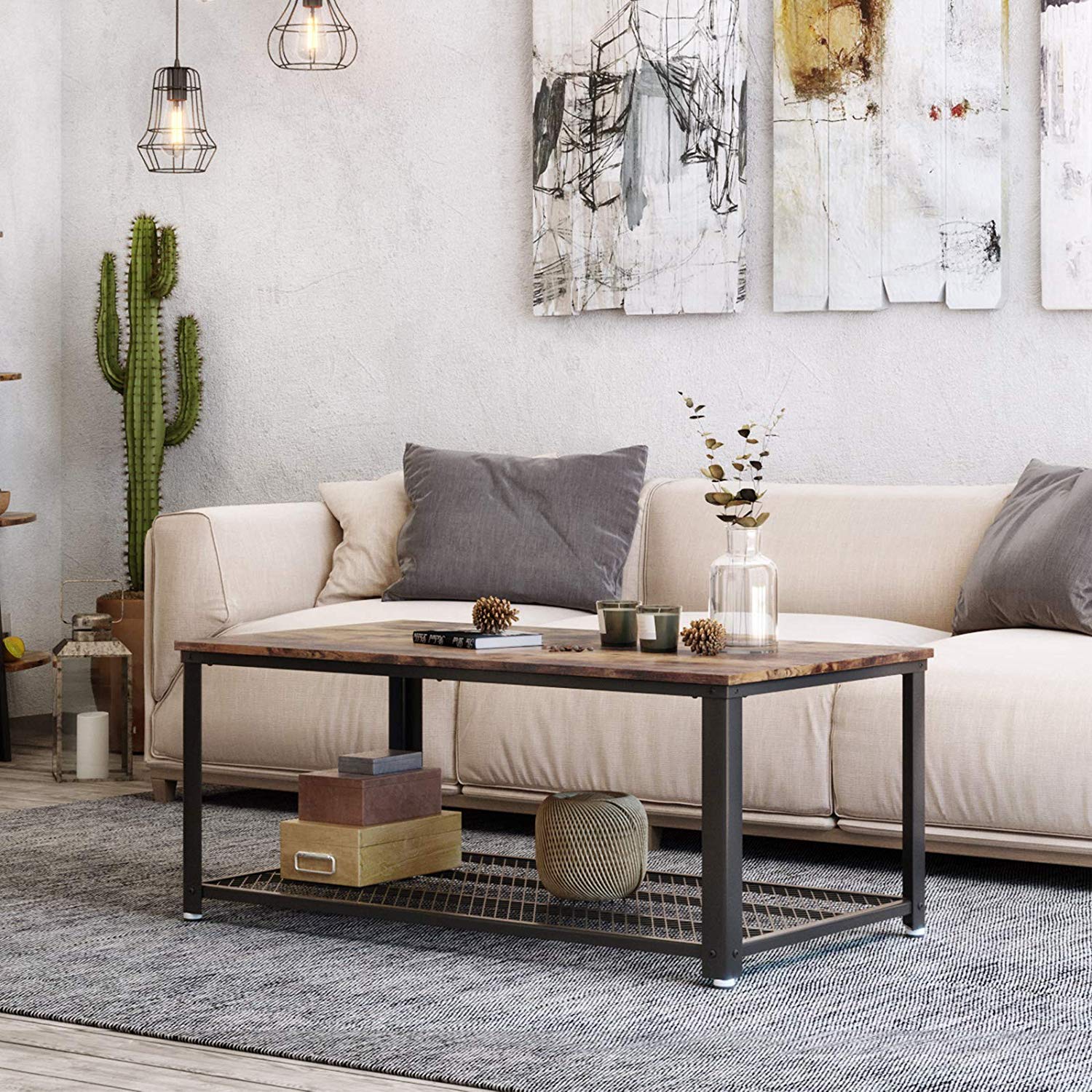 Calvin Industrial/Vintage Coffee Table