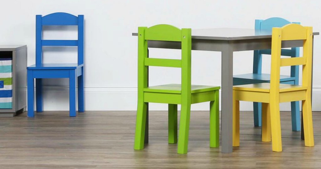 Kids Table & Chair Colorful Set 