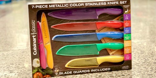 Costco Members! Don’t Miss This Cuisinart Metallic Color Stainless Steel Knife Set Deal