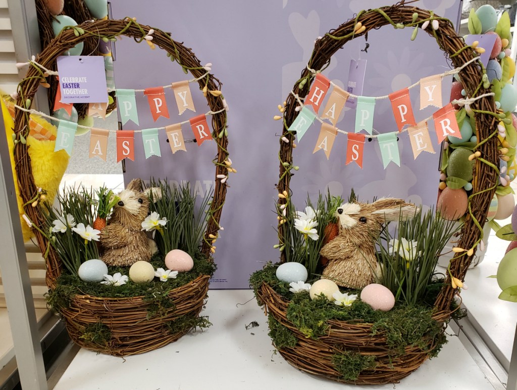 Easter bunny table decor