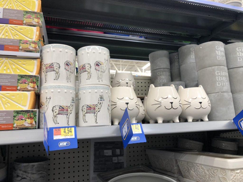 Planters at Walmart 