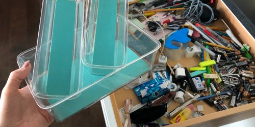 Organize Your Junk Drawer With These Acrylic Storage Containers