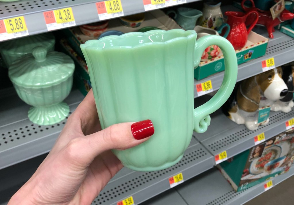 Pioneer Woman Jade mug
