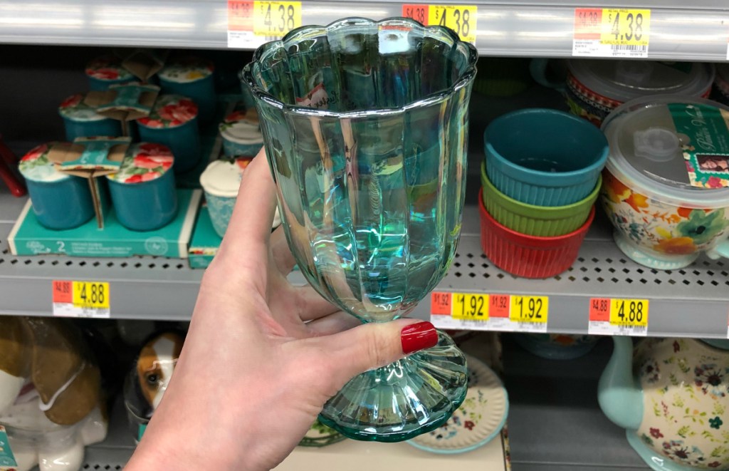 Pioneer Woman glazed goblets