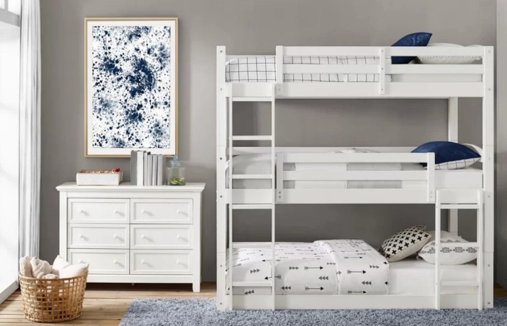 Wayfair triple bunk bed