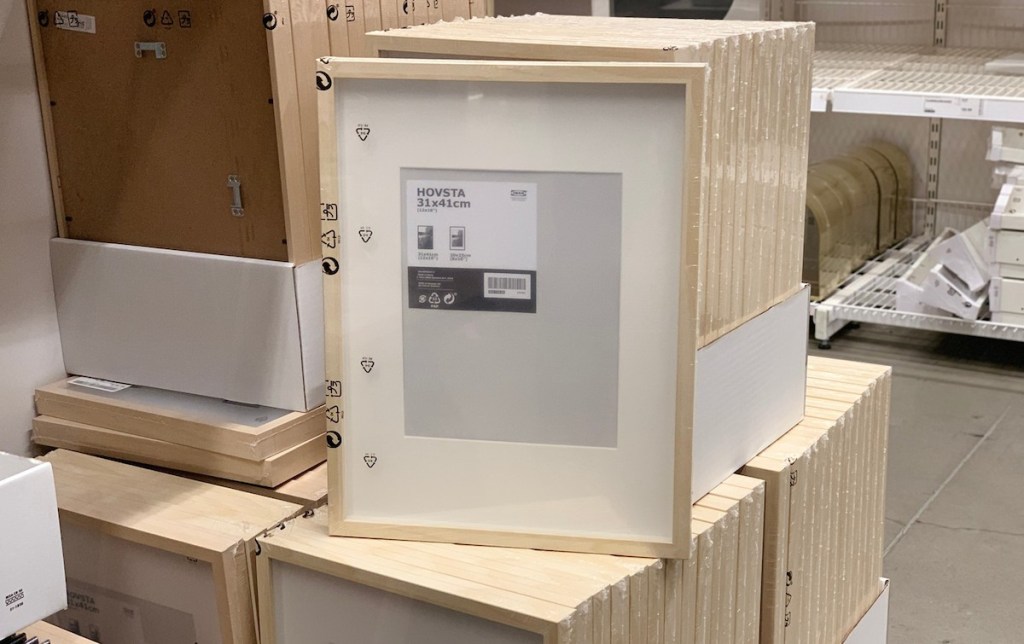 packs of hovsta picture frames in store