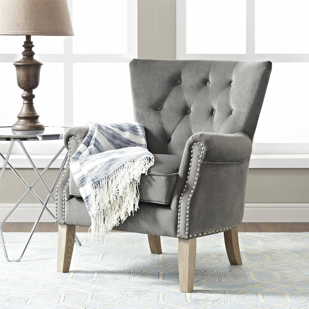 Better Homes & Gardens Neutral Accent Chair 