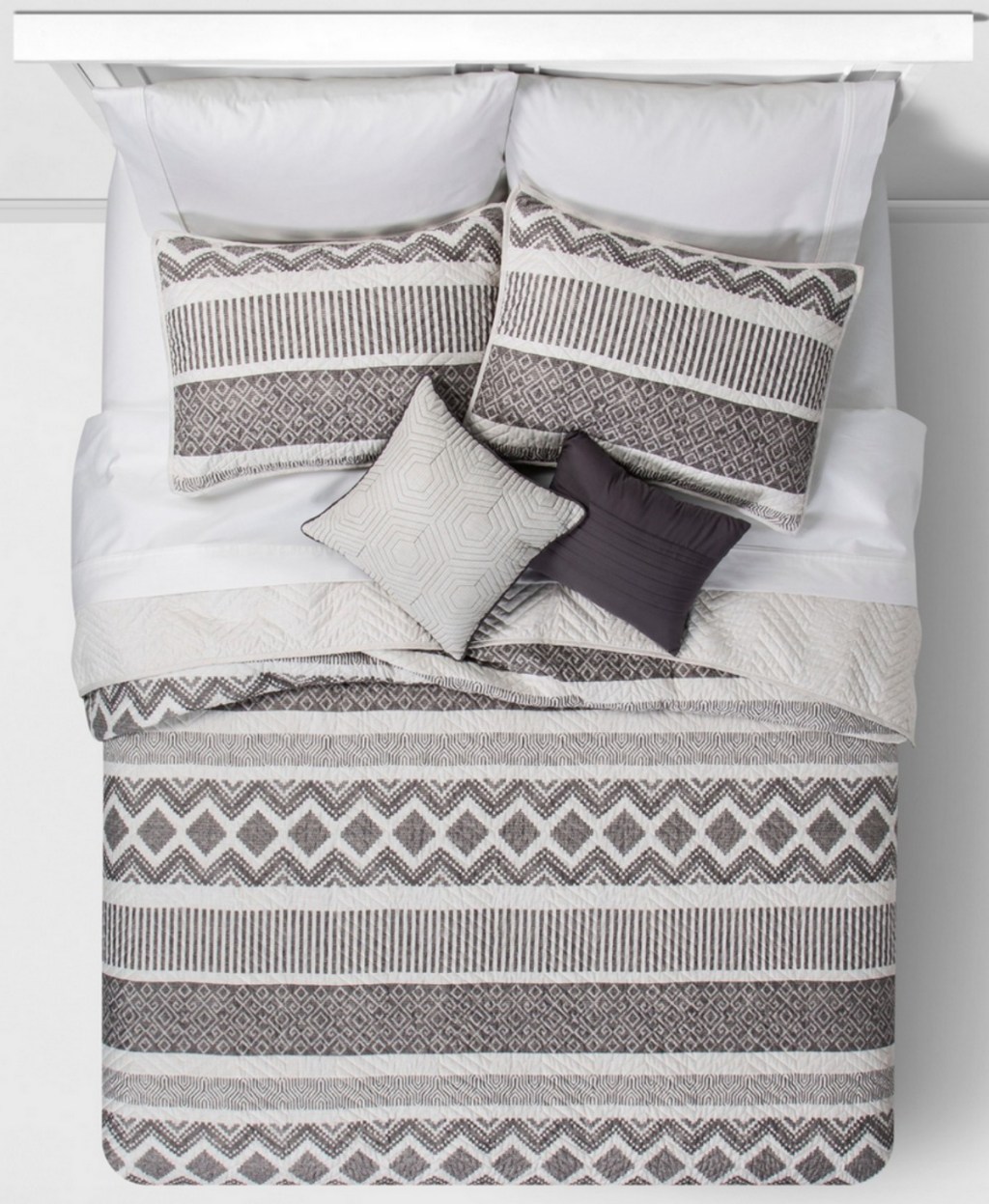 5pc Leo Quilt Set Black