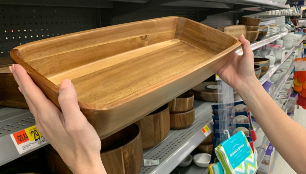 Better Homes & Gardens Acacia Wood Serving Platter