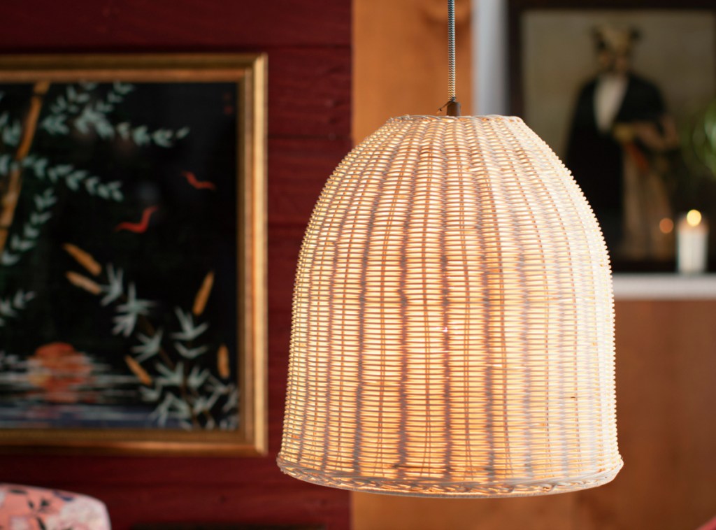 Drew Barrymore Rattan Pendant Light