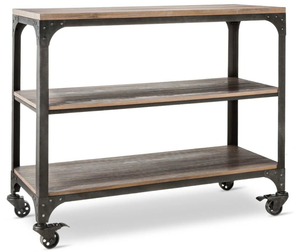 The Industrial Shop Franklin 36_ 3 Shelf Horizontal Bookcase