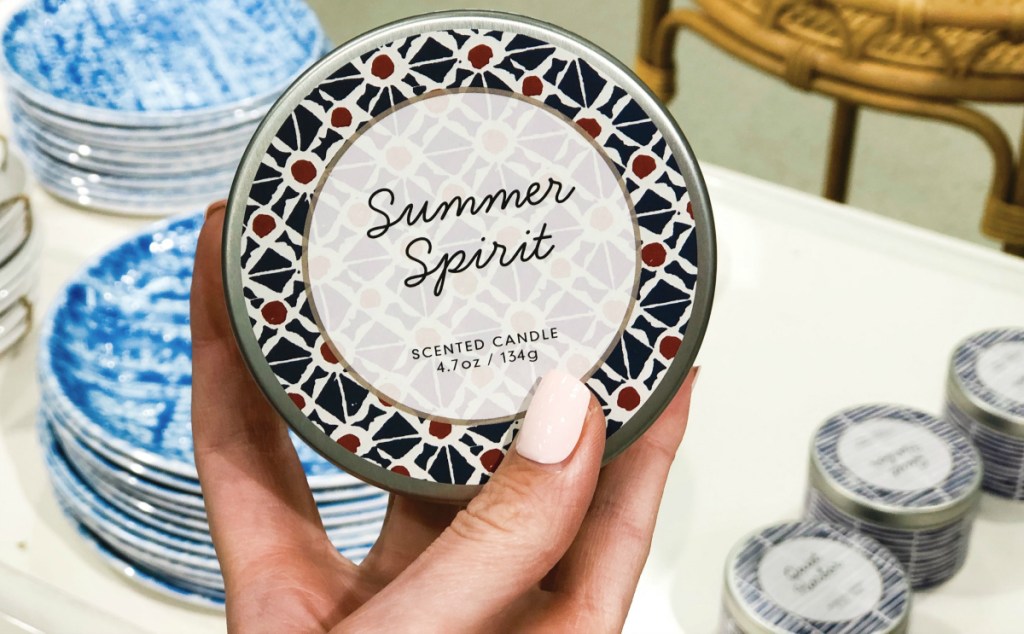 Threshold Printed Tin Scented Candles 4.7oz