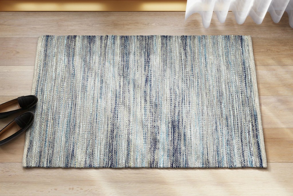Threshold woven rug