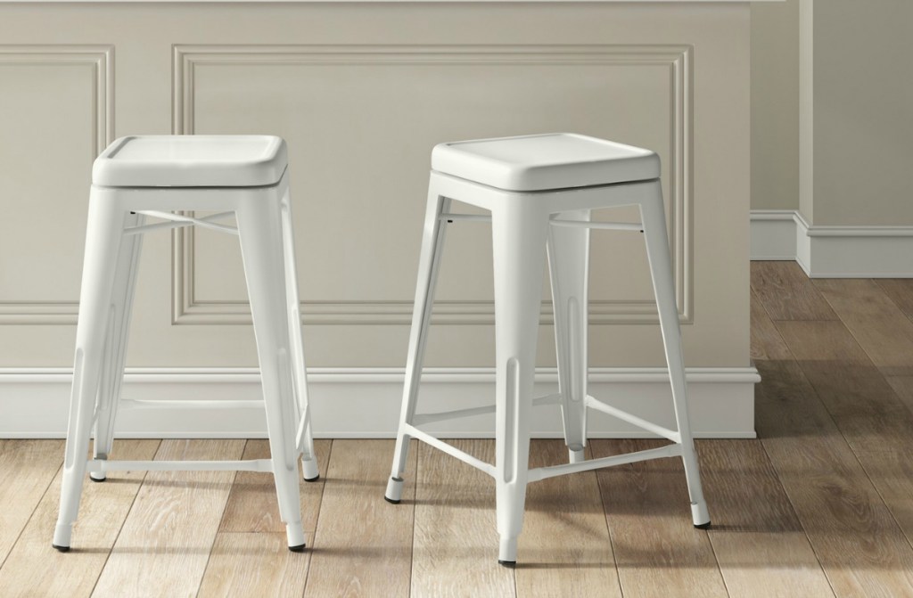 White bar stools at Target