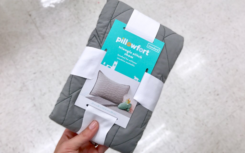 adult pillowfort items — quilted pattern pillow sham