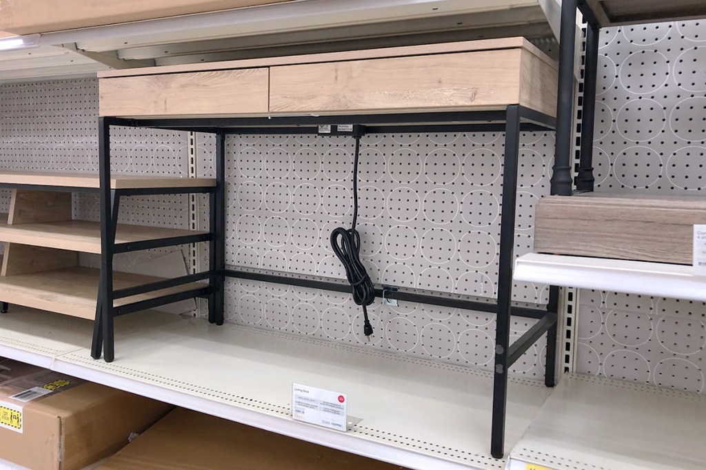 target home decor — wooden writing desk