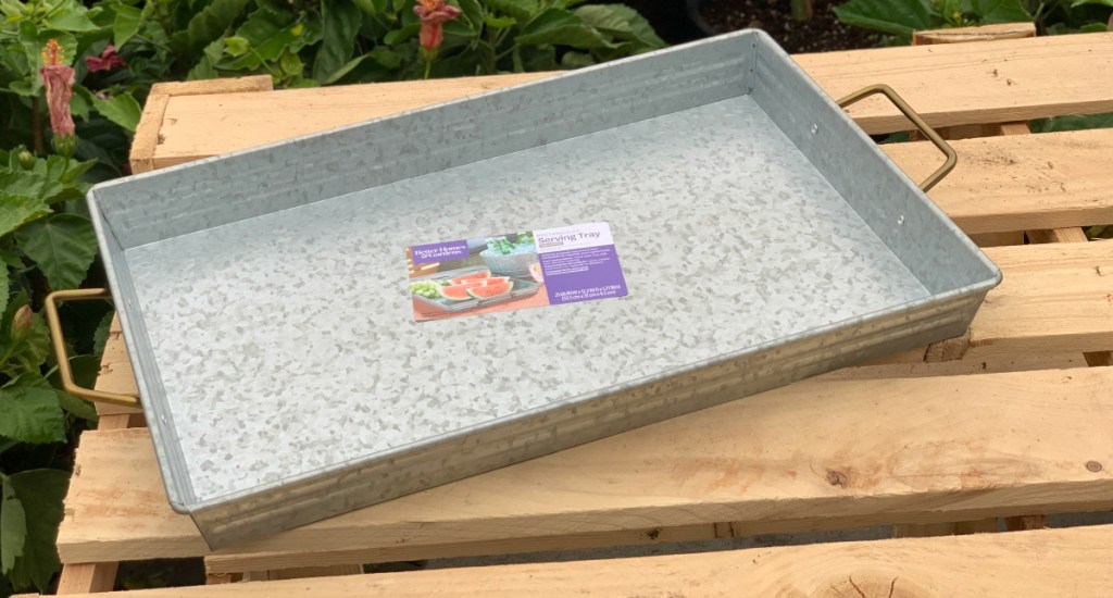 Better Homes & Gardens Galvanized Rectangle Tray