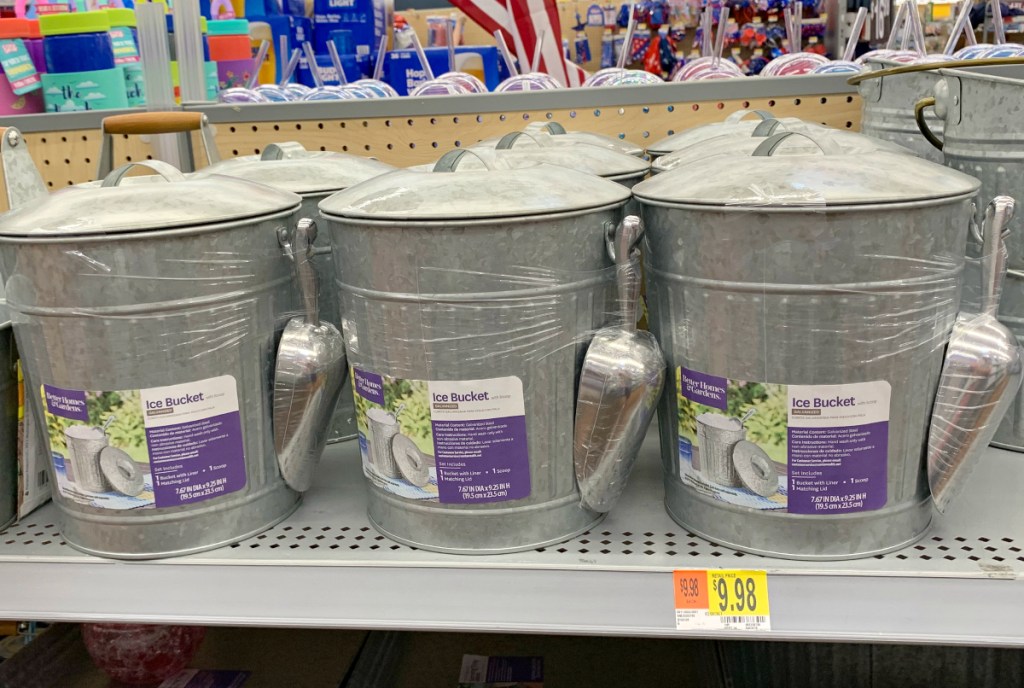 Better Homes & Gardens Galvanized Steel Ice Bucket with Scoop