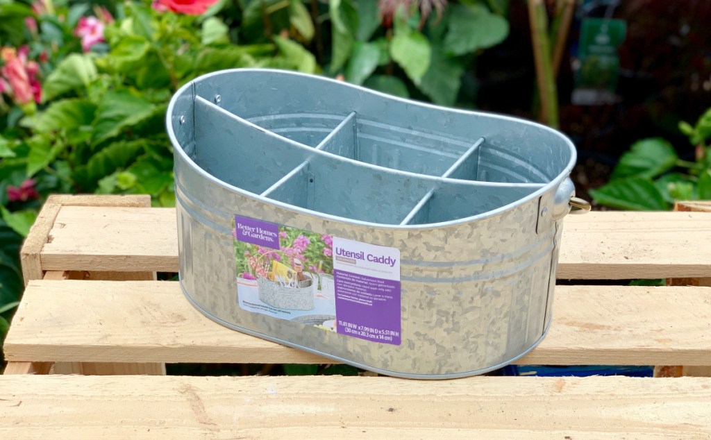 Better Homes & Gardens Galvanized Utensils Caddy