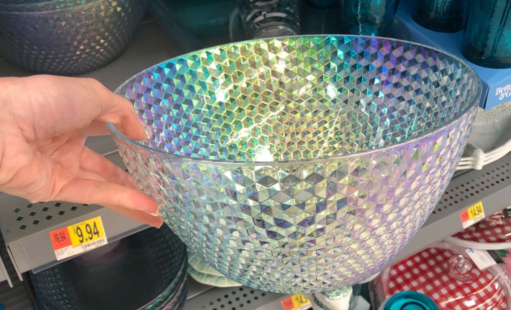 Better Homes & Gardens Large Luster Acrylic Bowl