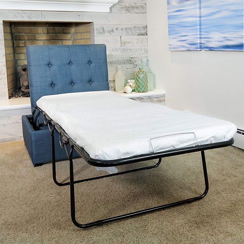 Convertable sleeper ottoman 