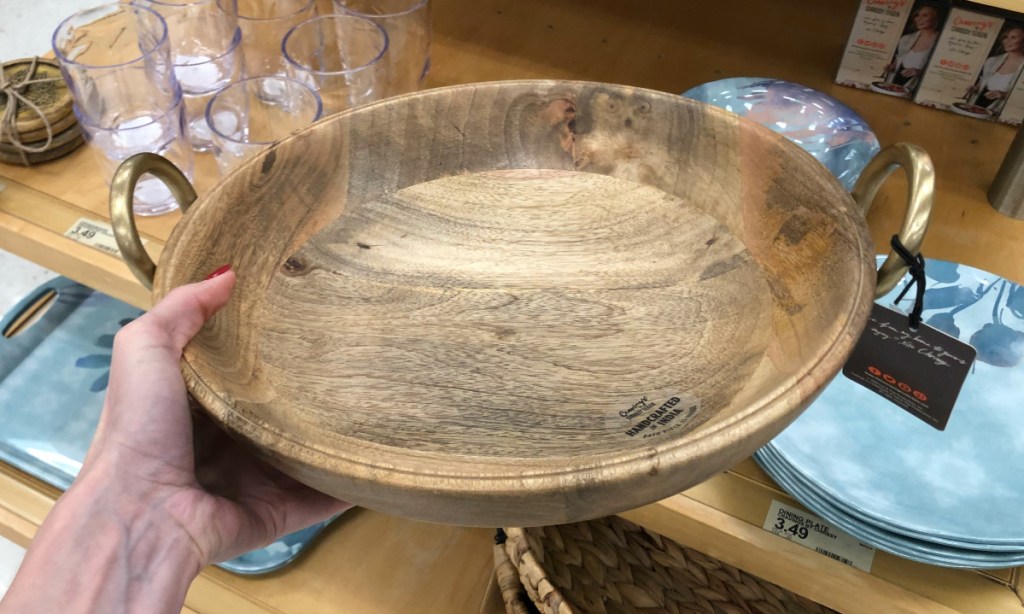 Cravings by Chrissy Teigen 13" Round Bowl with Aluminum Gold Handle