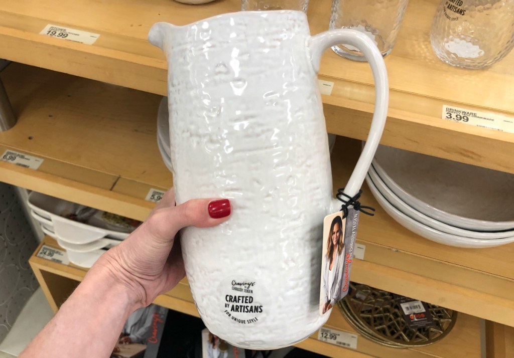 Cravings by Chrissy Teigen 2.1qt Stoneware Pitcher White
