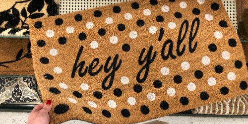 How Fun Are These Doormats at Hobby Lobby?! Get One for 40% Off…