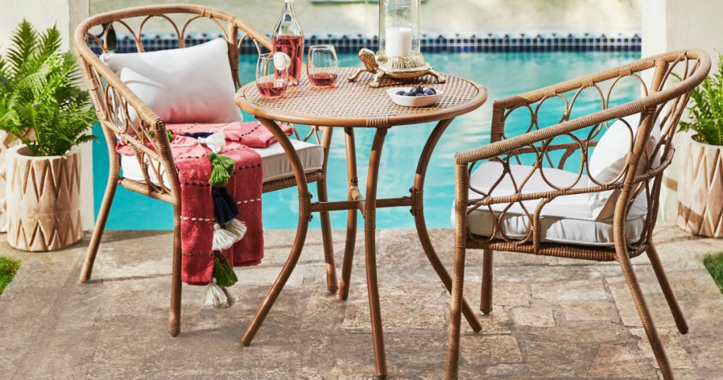 Opalhouse Britanna 3pc Patio Bistro Set