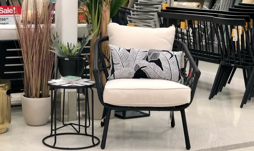 Project 62 Oversize Lumbar Mod Palm Outdoor Pillow
