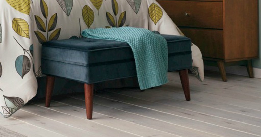 Threshold Amherst Mid Century Modern Bench