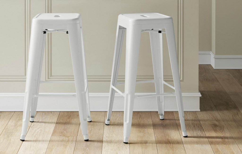 Threshold Set of 2 Carlisle Backless Barstools