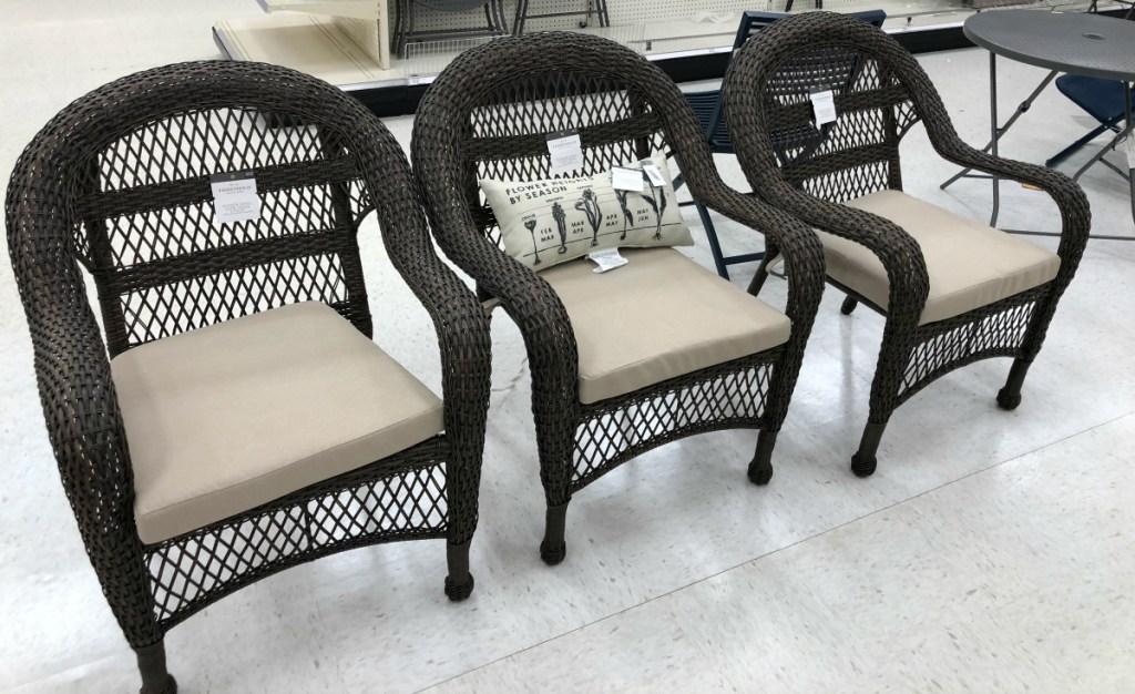Threshold Sheridan Wicker Patio Club Chairs