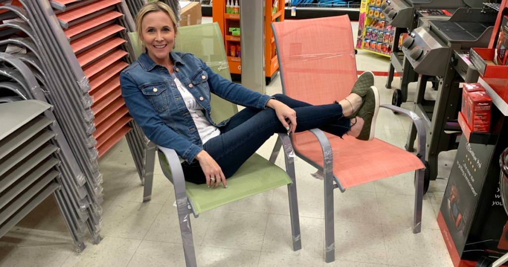 Threshold Sling Stacking Patio Chairs