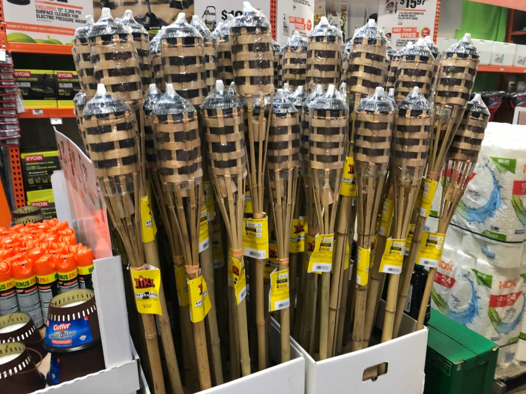 Tiki torches