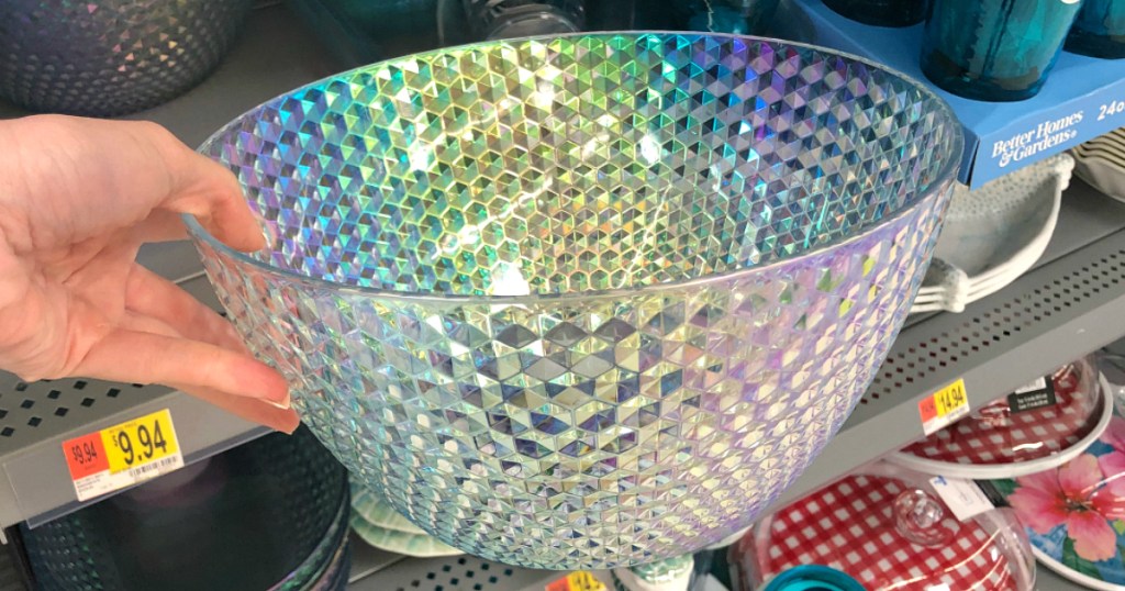 Walmart irradescent bowl