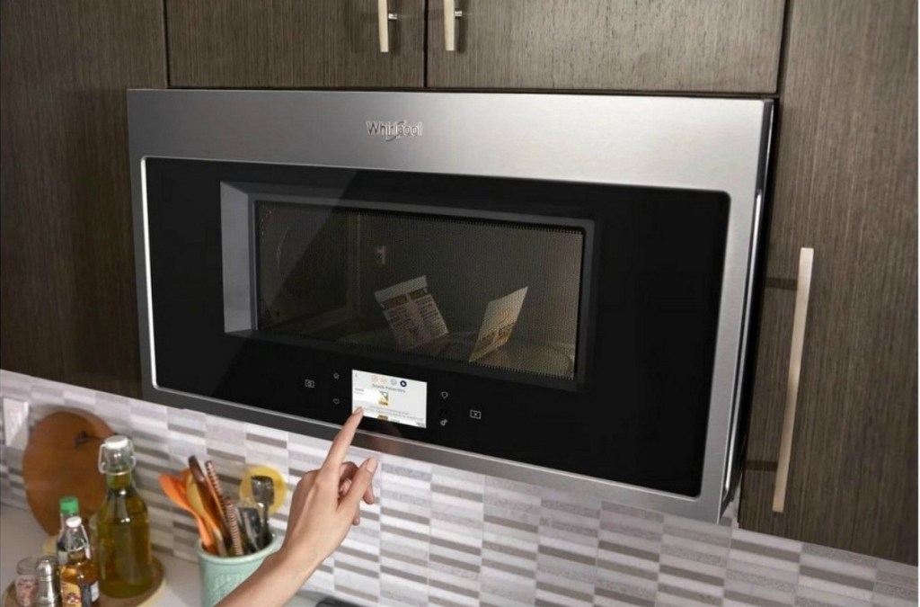 Whirlpool Smart 1.9-cu ft Over-the-Range Convection Microwave with Sensor Cooking